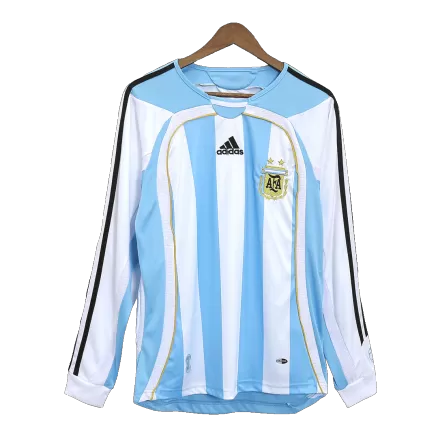 Argentina Retro Jerseys 2006 Home Long Sleeve Soccer Jersey For Men - BuyJerseyshop