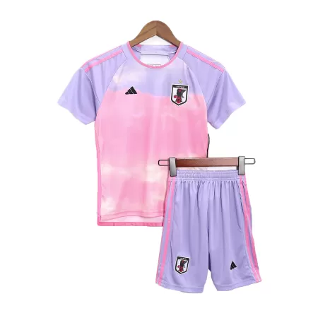 Kids Japan Away Soccer Jersey Kit (Jersey+Shorts) 2023 - BuyJerseyshop