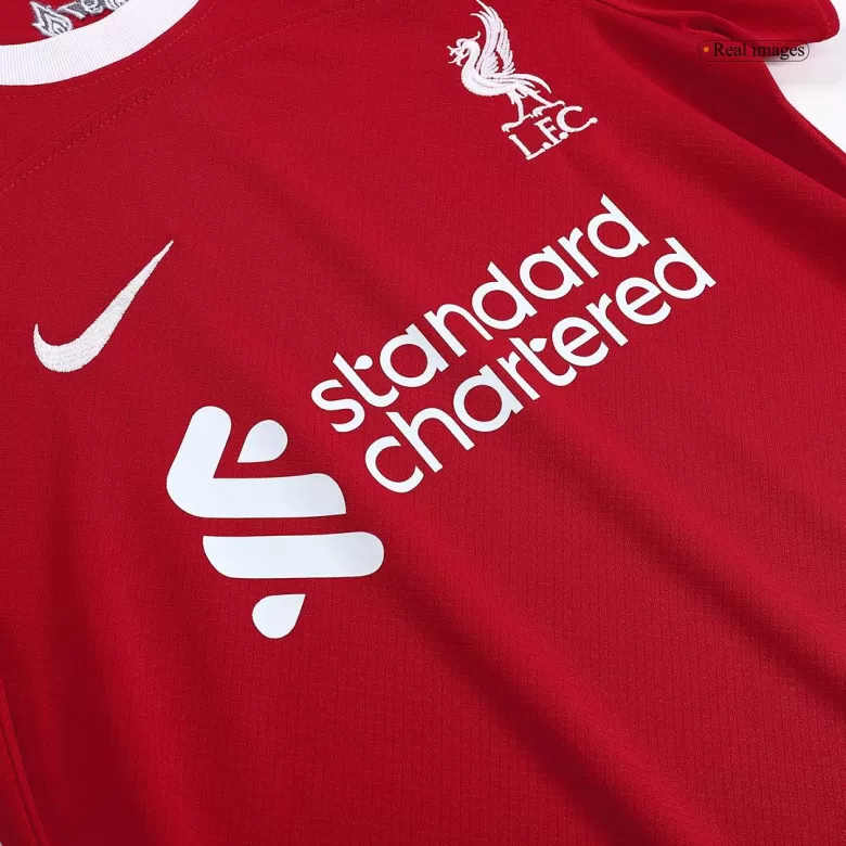 Kids Liverpool Home Soccer Jersey Kit (Jersey+Shorts) 2023/24 - BuyJerseyshop
