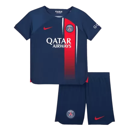 Kids PSG Home Soccer Jersey Kit (Jersey+Shorts) 2023/24 - BuyJerseyshop