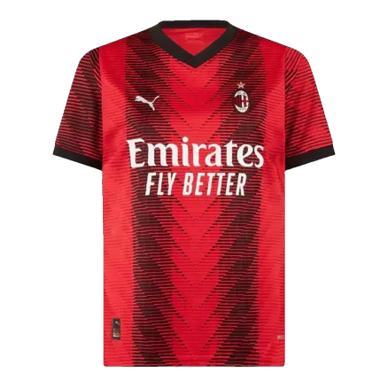 Men's AC Milan Home Soccer Jersey Shirt 2023/24-Big Size - BuyJerseyshop