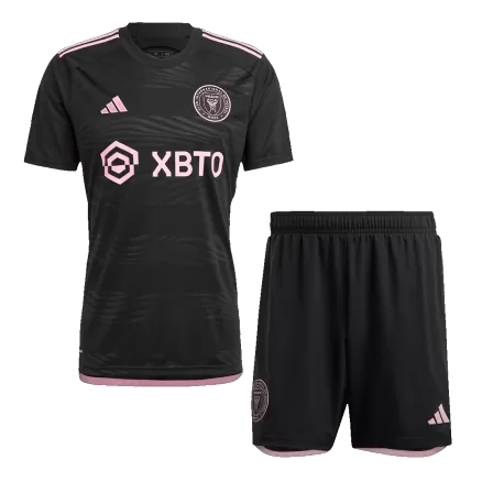 Men's Inter Miami CF Away Soccer Jersey Kit (Jersey+Shorts) 2023 - BuyJerseyshop