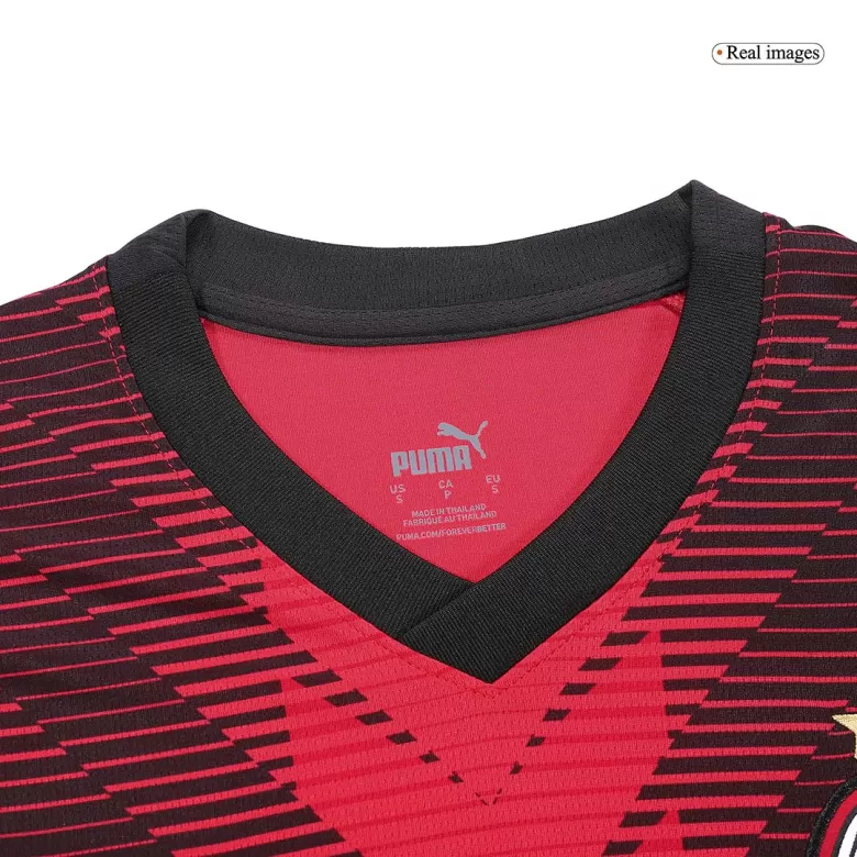 Men's PULISIC #11 AC Milan Home Soccer Jersey Shirt 2023/24 - BuyJerseyshop