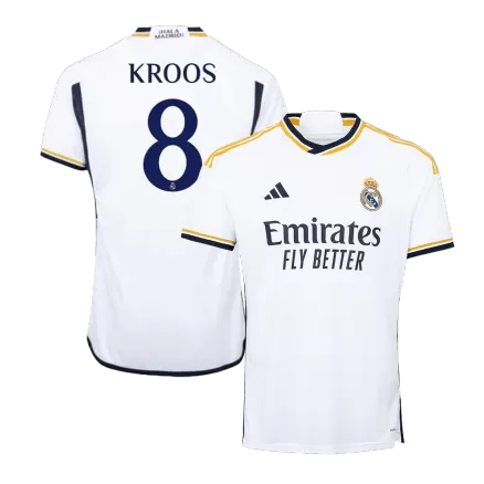 Men's KROOS #8 Real Madrid Home Soccer Jersey Shirt 2023/24 - BuyJerseyshop