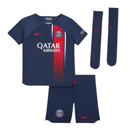 Kids PSG Home Soccer Jersey Whole Kit (Jersey+Shorts+Socks) 2023/24 - BuyJerseyshop