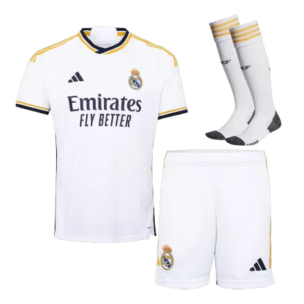 Men's Real Madrid Home Soccer Uniform 2023/24 - BuyJerseyshop
