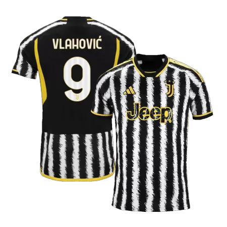 Men's VLAHOVIĆ #9 Juventus Home Soccer Jersey Shirt 2023/24 - BuyJerseyshop