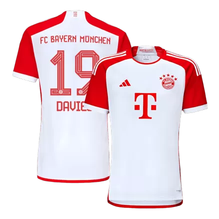 Men's DAVIES #19 Bayern Munich Home Soccer Jersey Shirt 2023/24 - BuyJerseyshop
