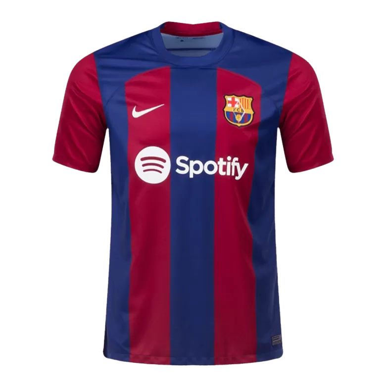 Men's LEWANDOWSKI #9 Barcelona Home Soccer Jersey Shirt 2023/24 - BuyJerseyshop