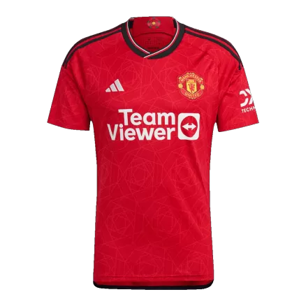 Men's Manchester United Home Soccer Jersey Shirt 2023/24-Free - BuyJerseyshop
