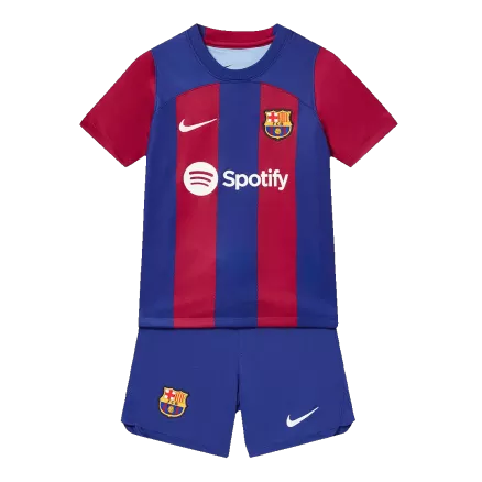 Kids Barcelona Home Soccer Jersey Kit (Jersey+Shorts) 2023/24 - BuyJerseyshop