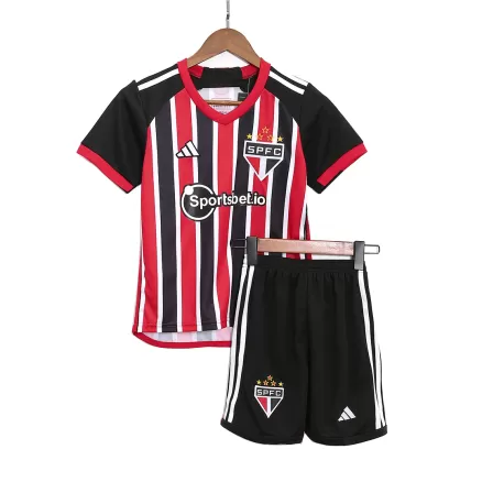 Kids Sao Paulo FC Away Soccer Jersey Kit (Jersey+Shorts) 2023/24 - BuyJerseyshop