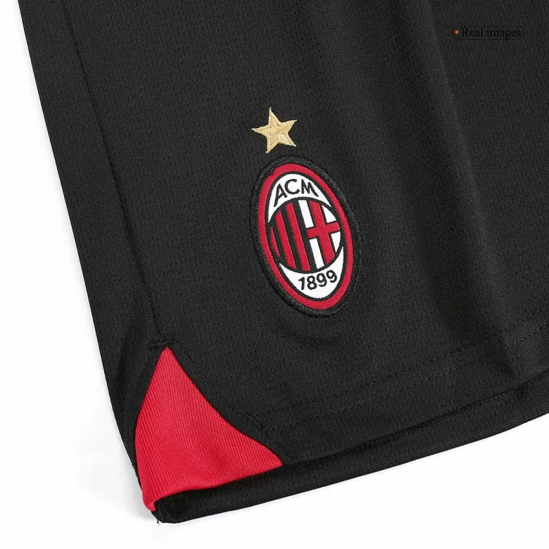 Men's AC Milan Soccer Shorts Home 2023/24 - BuyJerseyshop