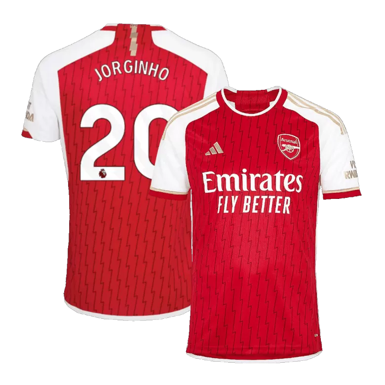Men's JORGINHO #20 Arsenal Home Soccer Jersey Shirt 2023/24 - BuyJerseyshop