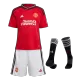 Kids Manchester United Home Soccer Jersey Whole Kit (Jersey+Shorts+Socks) 2023/24 - BuyJerseyshop