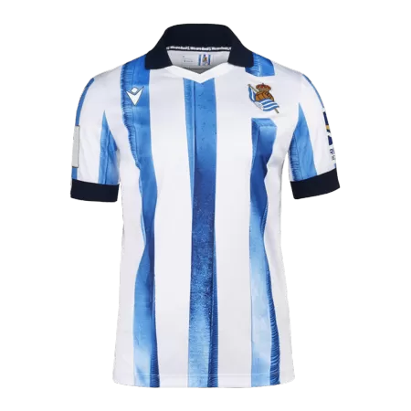 Men's Real Sociedad Home Soccer Jersey Shirt 2023/24 - BuyJerseyshop