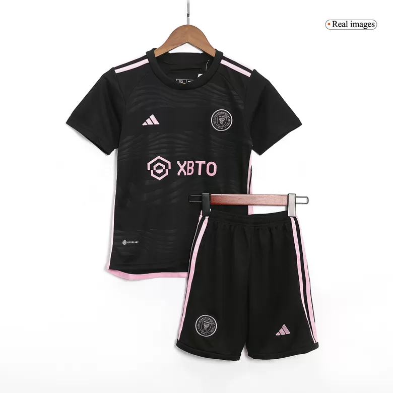 Kids MESSI #10 Inter Miami CF Away Soccer Jersey Kit (Jersey+Shorts) 2023/24 - BuyJerseyshop
