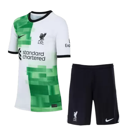 Kids Liverpool Away Soccer Jersey Kit (Jersey+Shorts) 2023/24 - BuyJerseyshop