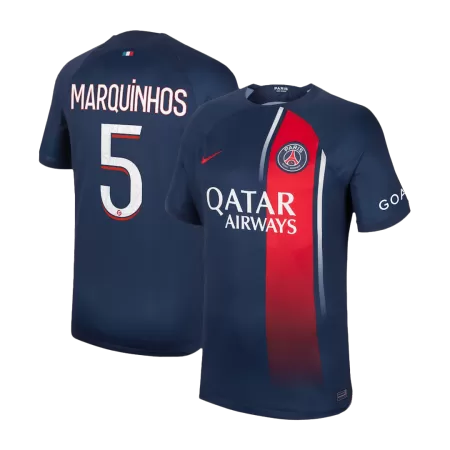 Men's MARQUINHOS #5 PSG Home Soccer Jersey Shirt 2023/24 - BuyJerseyshop