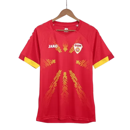 Men's Macedonia Home Soccer Jersey Shirt 2023 - BuyJerseyshop
