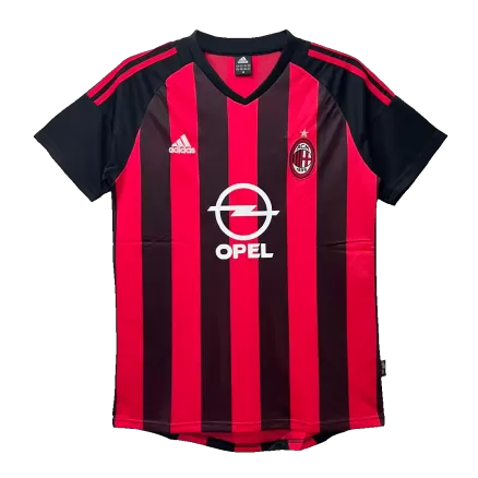 AC Milan Retro Jerseys 2002/03 Home Soccer Jersey For Men - BuyJerseyshop