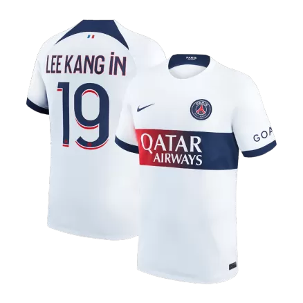 Men's LEE KANG IN #19 PSG Away Soccer Jersey Shirt 2023/24 - BuyJerseyshop