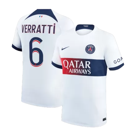 Men's VERRATTI #6 PSG Away Soccer Jersey Shirt 2023/24 - BuyJerseyshop