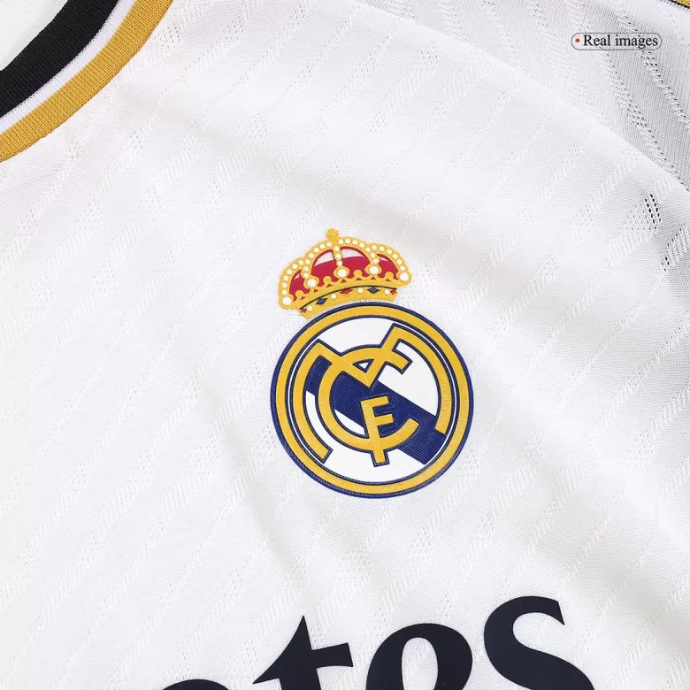 Men's Real Madrid Home Long Sleeves Soccer Jersey Shirt 2023/24 - BuyJerseyshop