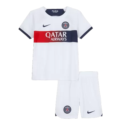 Kids PSG Away Soccer Jersey Kit (Jersey+Shorts) 2023/24 - BuyJerseyshop