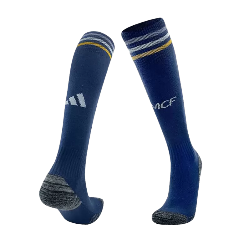 Men's Real Madrid Away Soccer Jersey Whole Kit (Jersey+Shorts+Socks) 2023/24 - BuyJerseyshop