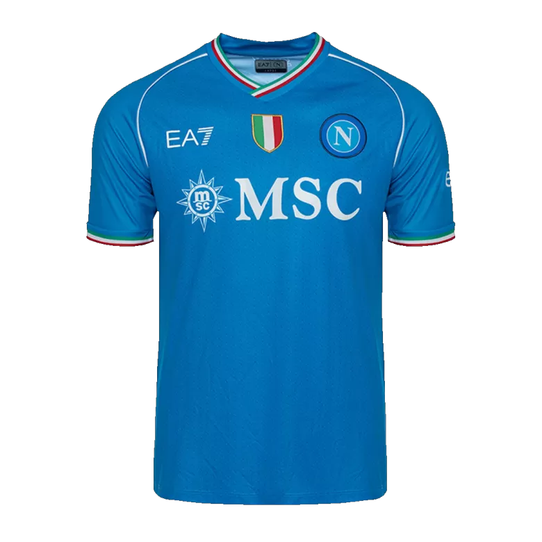 Men's Napoli Home Soccer Jersey Kit (Jersey+Shorts) 2023/24 - BuyJerseyshop