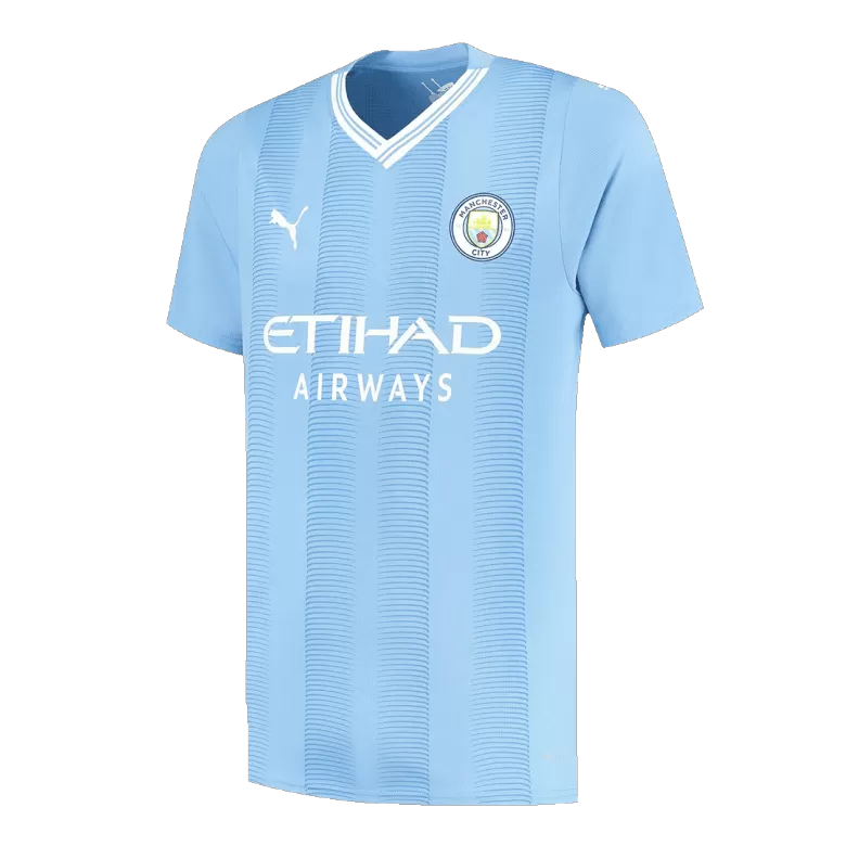 Men's HAALAND #9 Manchester City “Japanese Tour Printing” Home Soccer Jersey Shirt 2023/24 - BuyJerseyshop