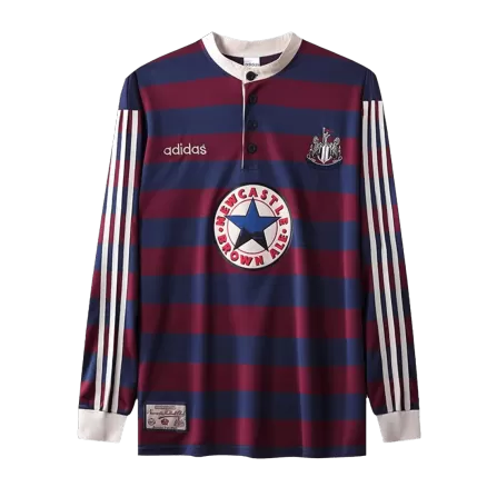 Vintage Newcastle Jersey 1995/96 Away Soccer Shirt Long Sleeve - BuyJerseyshop