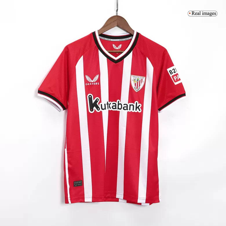Men's Athletic Club de Bilbao Home Soccer Jersey Kit (Jersey+Shorts) 2023/24 - BuyJerseyshop