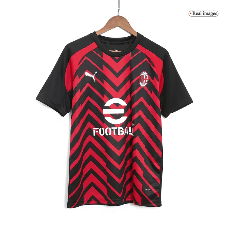 Men's AC Milan Pre-Match Soccer Jersey Shirt 2023/24 - BuyJerseyshop
