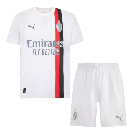 Men's AC Milan Away Soccer Jersey Kit (Jersey+Shorts) 2023/24 - BuyJerseyshop