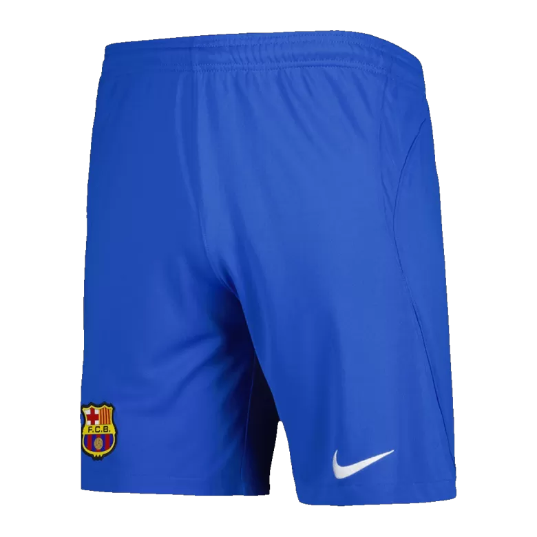 Men's Barcelona Away Soccer Jersey Whole Kit (Jersey+Shorts+Socks) 2023/24 - BuyJerseyshop