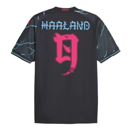 Men's HAALAND #9 Manchester City Third Away Soccer Jersey Shirt 2023/24-Japanese Tour Printing - BuyJerseyshop