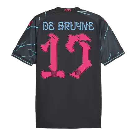 Men's DE BRUYNE #17 Manchester City Third Away Soccer Jersey Shirt 2023/24-Japanese Tour Printing - BuyJerseyshop