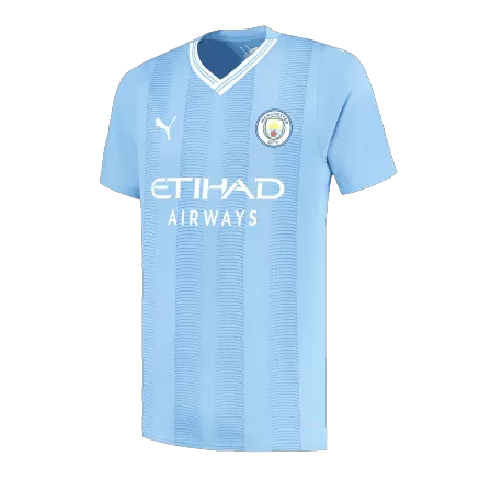 Men's Manchester City Home Soccer Jersey Shirt 2023/24-Free - BuyJerseyshop