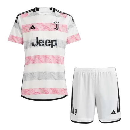Men's Juventus Away Soccer Jersey Kit (Jersey+Shorts) 2023/24 - BuyJerseyshop