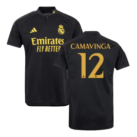 Men's CAMAVINGA #12 Real Madrid Third Away Soccer Jersey Shirt 2023/24 - BuyJerseyshop