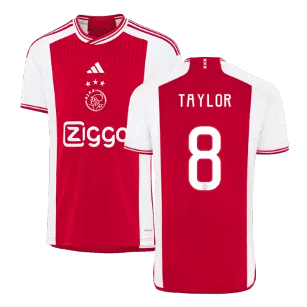 Men's TAYLOR #8 Ajax Home Soccer Jersey Shirt 2023/24 - BuyJerseyshop