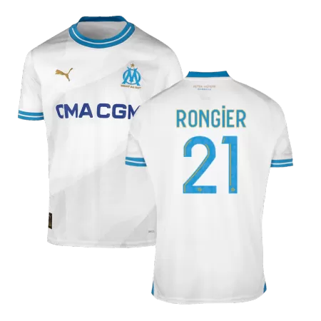 Men's RONGIER #21 Marseille Home Soccer Jersey Shirt 2023/24 - BuyJerseyshop