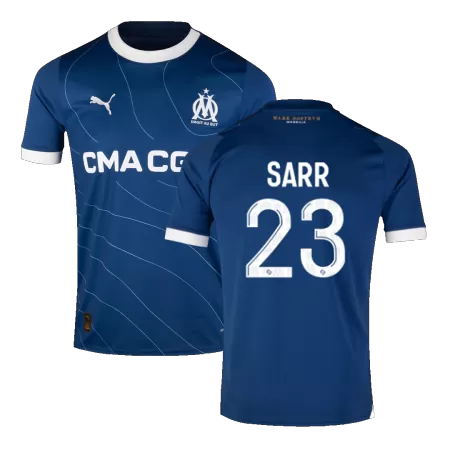 Men's SARR #23 Marseille Away Soccer Jersey Shirt 2023/24 - BuyJerseyshop