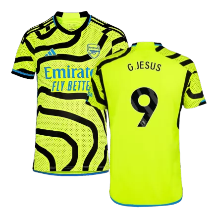 Men's G.JESUS #9 Arsenal Away Soccer Jersey Shirt 2023/24 - BuyJerseyshop