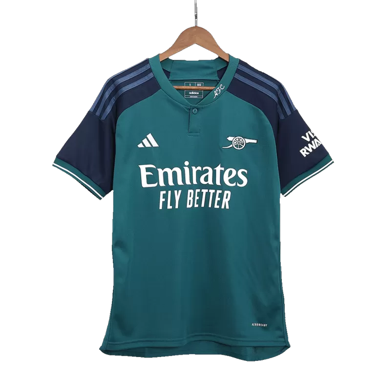 Men's ØDEGAARD #8 Arsenal Third Away Soccer Jersey Shirt 2023/24 - BuyJerseyshop