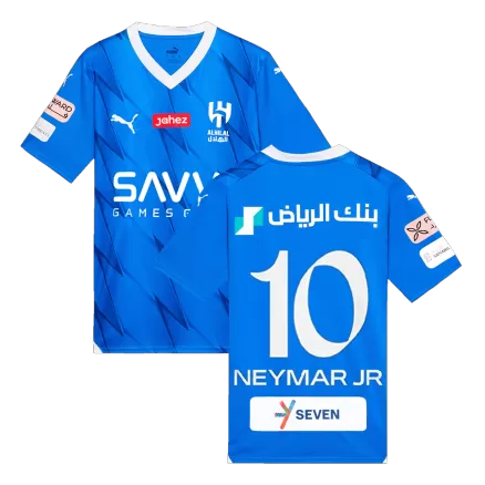 Men's NEYMAR JR #10 Al Hilal SFC Home Soccer Jersey Shirt 2023/24 - BuyJerseyshop