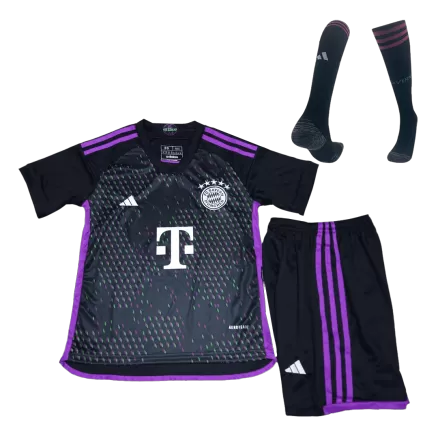 Kids Bayern Munich Away Soccer Jersey Whole Kit (Jersey+Shorts+Socks) 2023/24 - BuyJerseyshop