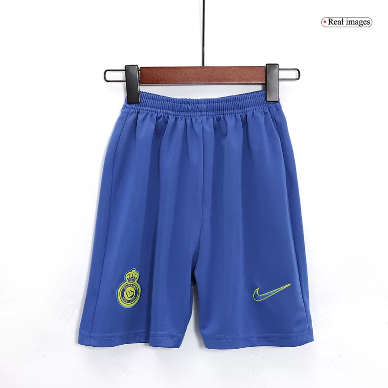 Kids Al Nassr Home Soccer Jersey Kit (Jersey+Shorts) 2023/24 - BuyJerseyshop